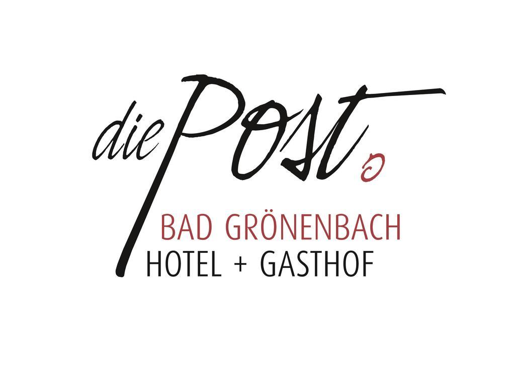 Die Post Hotel Bad Groenenbach Bagian luar foto